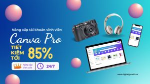 Tài khoản Canva pro vĩnh viễn giá rẻ