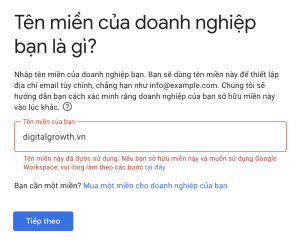 Email Doanh nghiệp