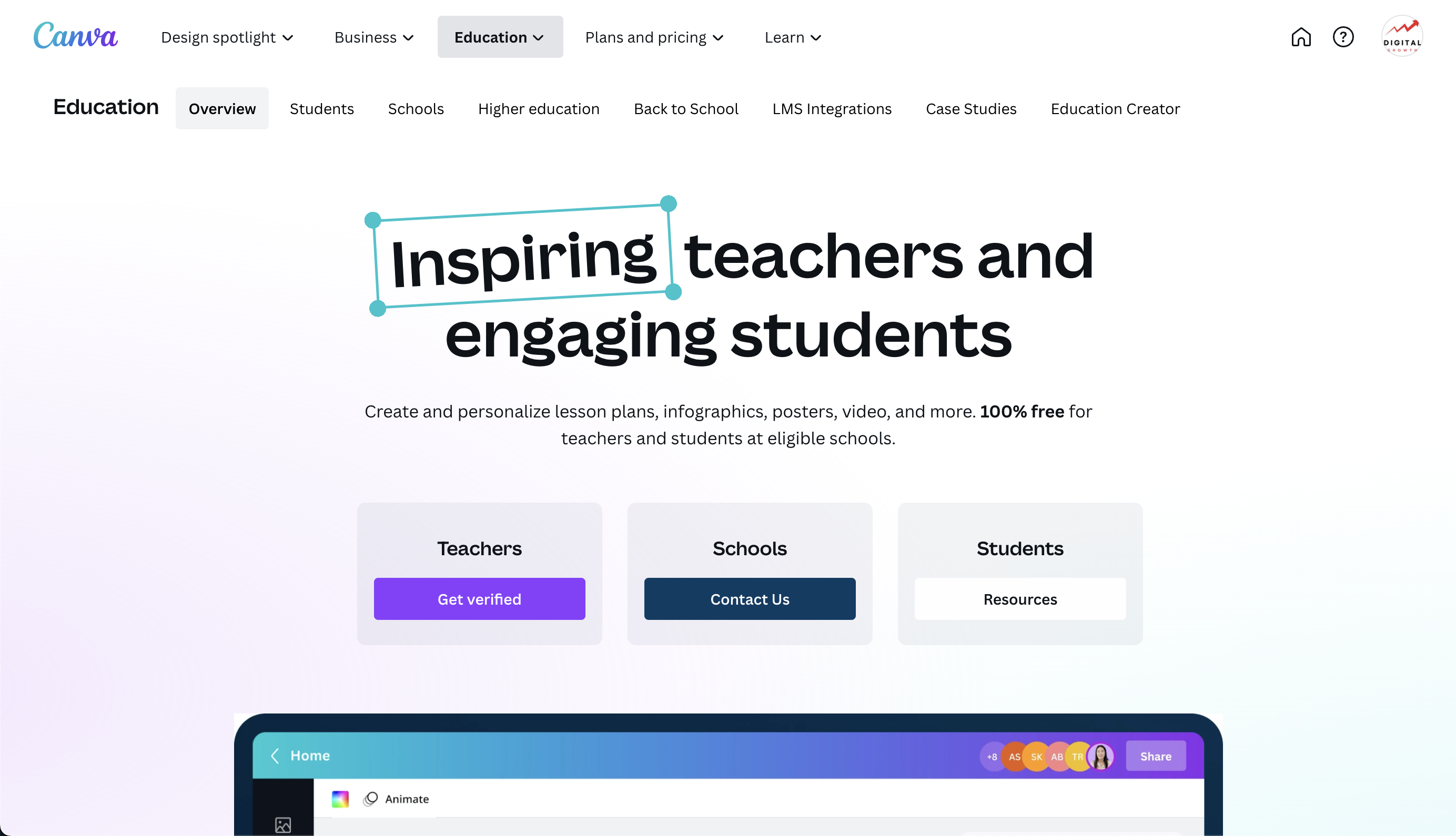 Canva Pro Edu