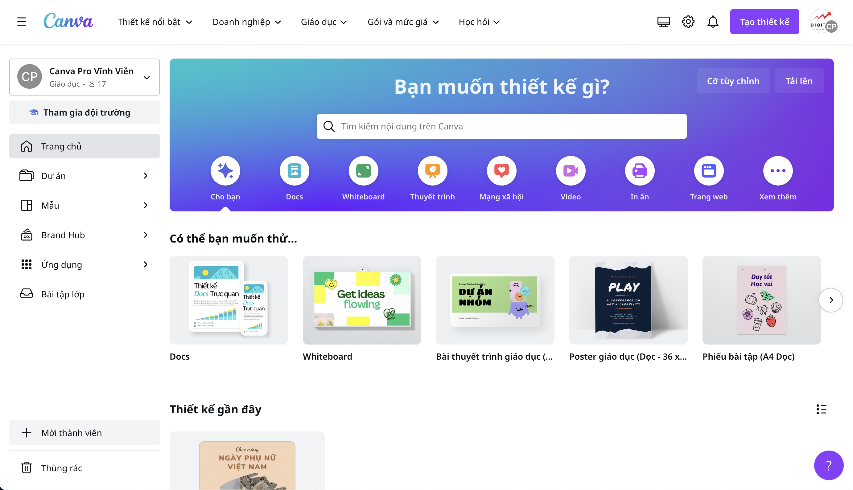 canva edu vĩnh viễn